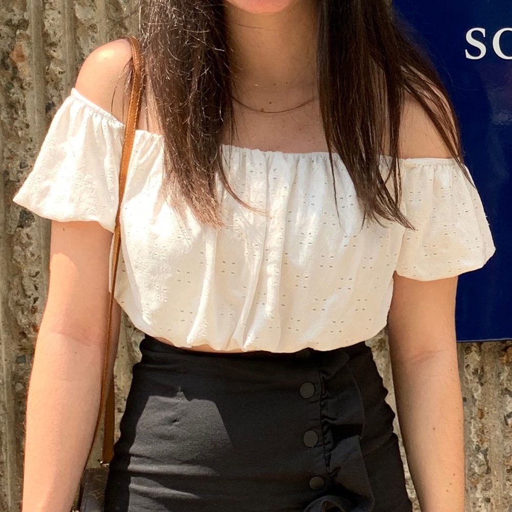 URBAN OUTFITTERS OFF THE SHOULDER TOP